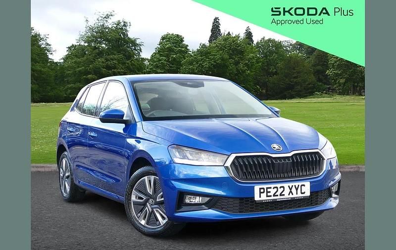 Blue Used 2022 Skoda Fabia SE L Hatchback | £12,495 (Fair price) - Image 1/4
