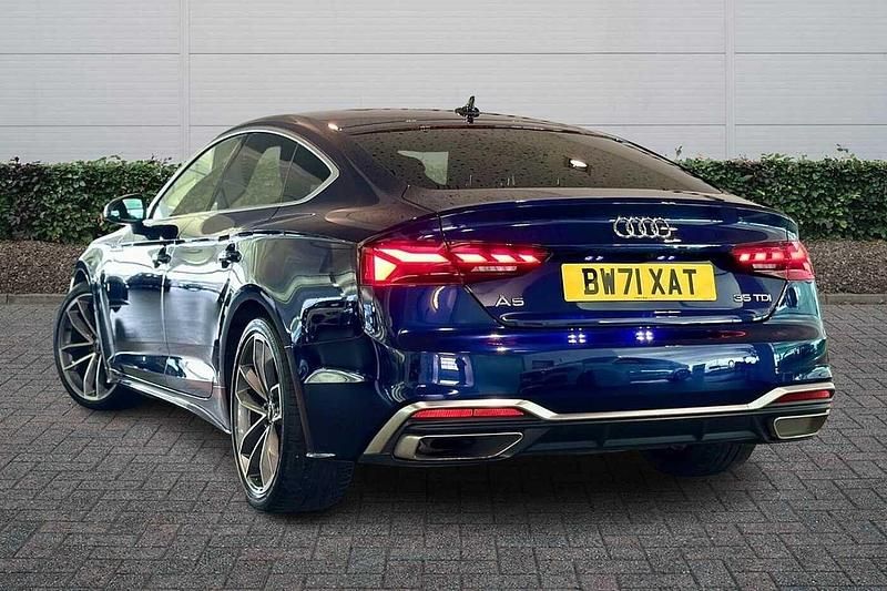 Used Audi A5 S-Line 2022 Blue Coupe