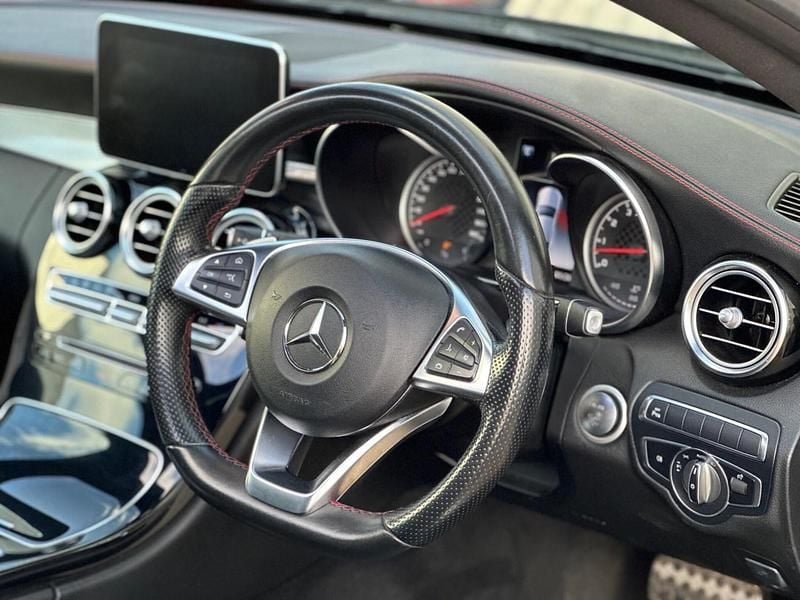 Used Mercedes C43 AMG Premium Plus 367 HP (269 kW) 2017 Blue Coupe