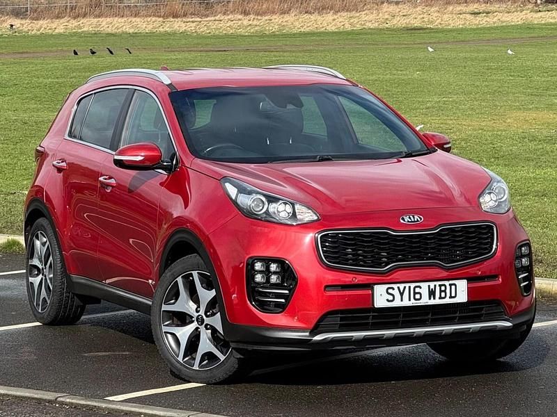 Used Kia Sportage GT-Line 134 HP (98 kW) 2016 Red SUV