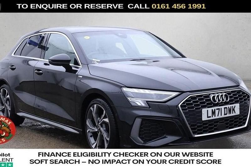 Black Used 2021 Audi A3 S-Line Hatchback | £17,970 (Fair price) - Image 1/1