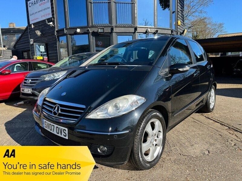 Black Used 2007 Mercedes A150 Avantgarde Hatchback | £4,250 (Fair price) - Image 1/3