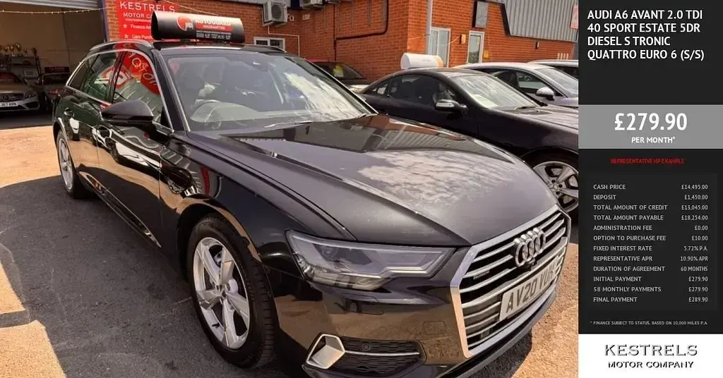 Begagnad Audi A6 Sport 204 HK (150 kW) 2020 Grå Kombi