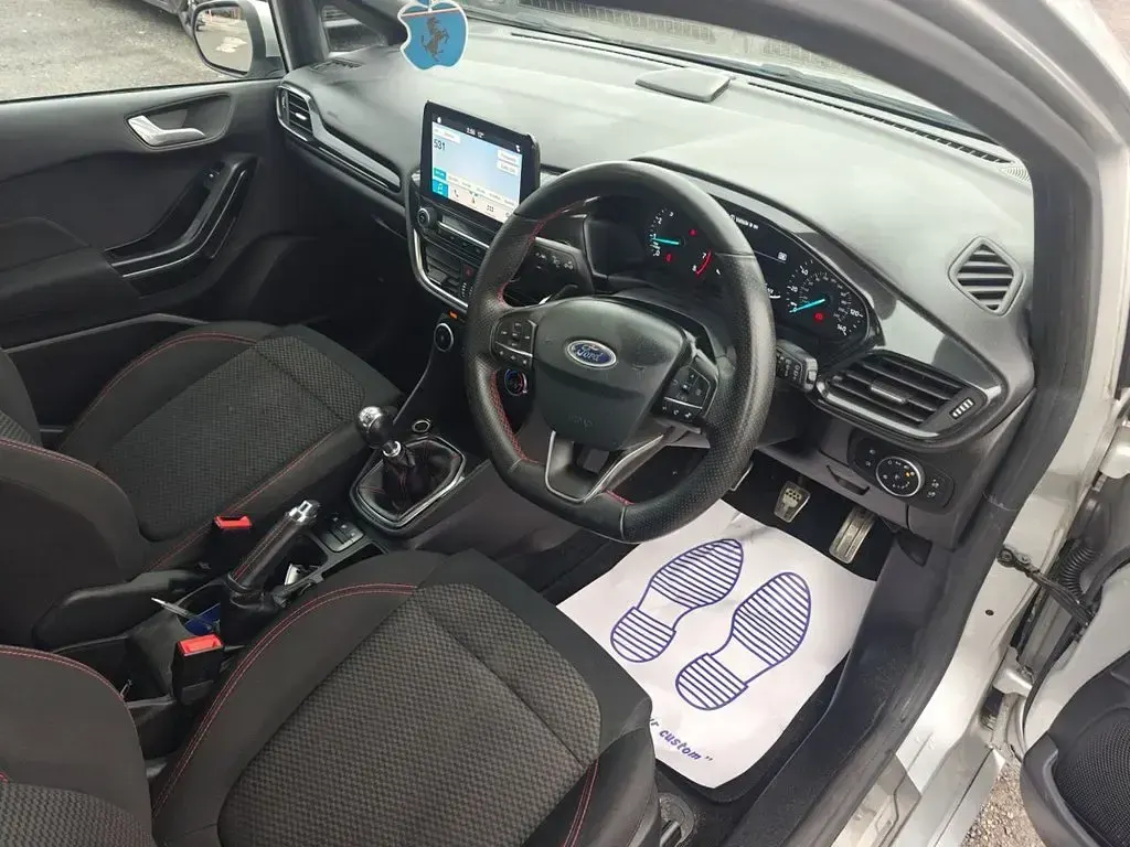 Used Ford Fiesta ST-Line 125 HP (91 kW) 2019 Silver Hatchback