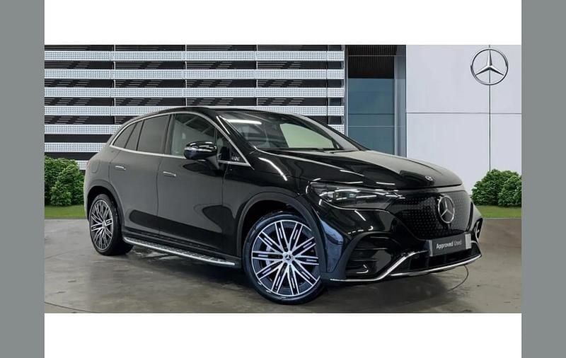 Used Mercedes EQE500 AMG line 300 kW (408 HP) 2024 Black Sedan