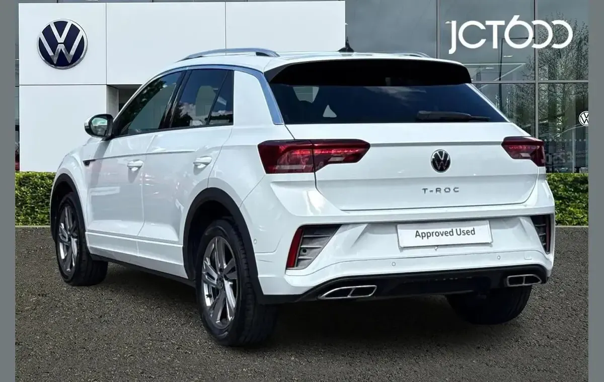 Used VW T-Roc R-line 150 HP (110 kW) 2022 White SUV