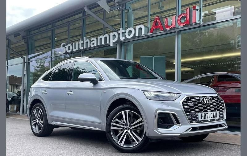 Silver Used 2021 Audi Q5 Sportback Competition SUV | £33,790 (Expensive) - Image 1/4
