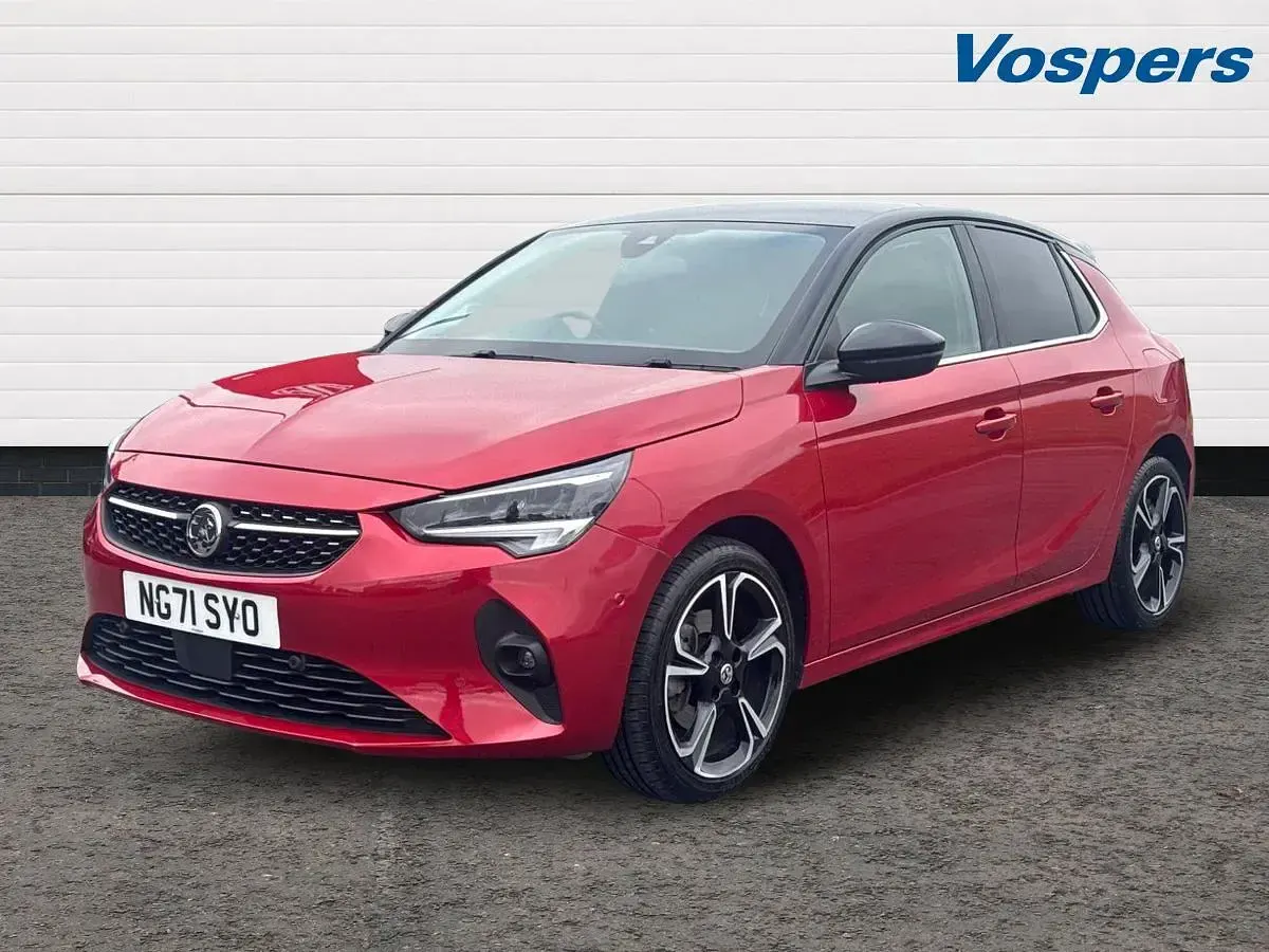 Used Vauxhall Corsa Edition 130 HP (95 kW) 2021 Red Hatchback