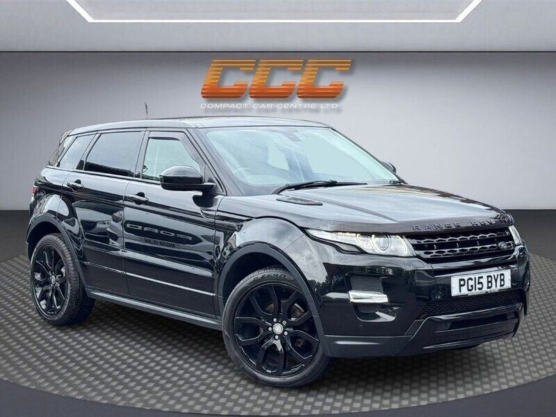 Black Used 2015 Land Rover Range Rover evoque Dynamic SUV | £10,490 (Good price) - Image 1/2