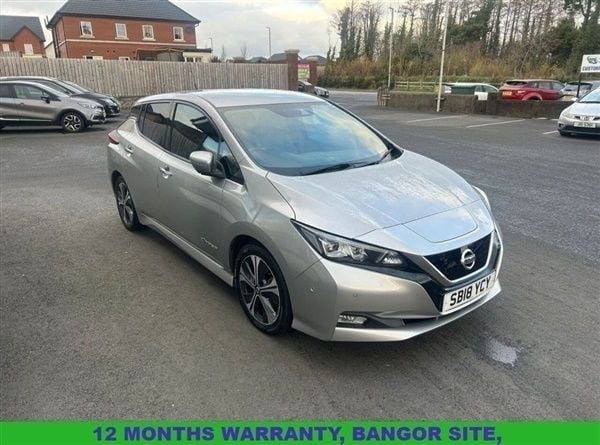 Silver Used 2018 Nissan Leaf Tekna Hatchback | £9,594 - Image 1/1