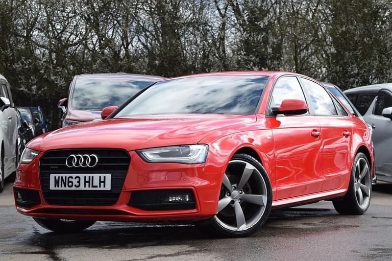 Used Audi A4 Black Edition 150 HP (110 kW) 2013 Red Sedan