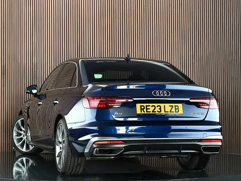 Used Audi A4 S-Line 204 HP (150 kW) 2023 Blue Sedan
