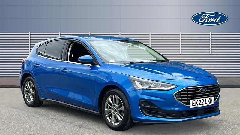 Blue Used 2022 Ford Focus Titanium Hatchback | £14,033 (Fair price) - Image 1/4