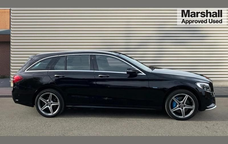 Used Mercedes C350e AMG Line Premium 293 HP (215 kW) 2017 Black Estate
