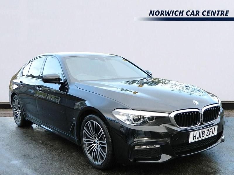 Black Used 2018 BMW 530e M Sport Sedan | £14,995 (Fair price) - Image 1/3