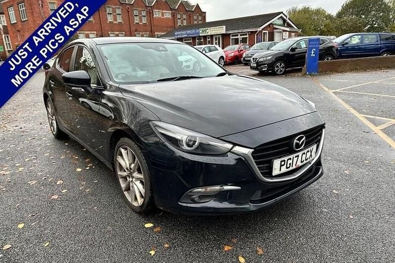 Black Used 2017 Mazda 3 Inclusive Hatchback | £5,495 (Good price) - Image 1/1