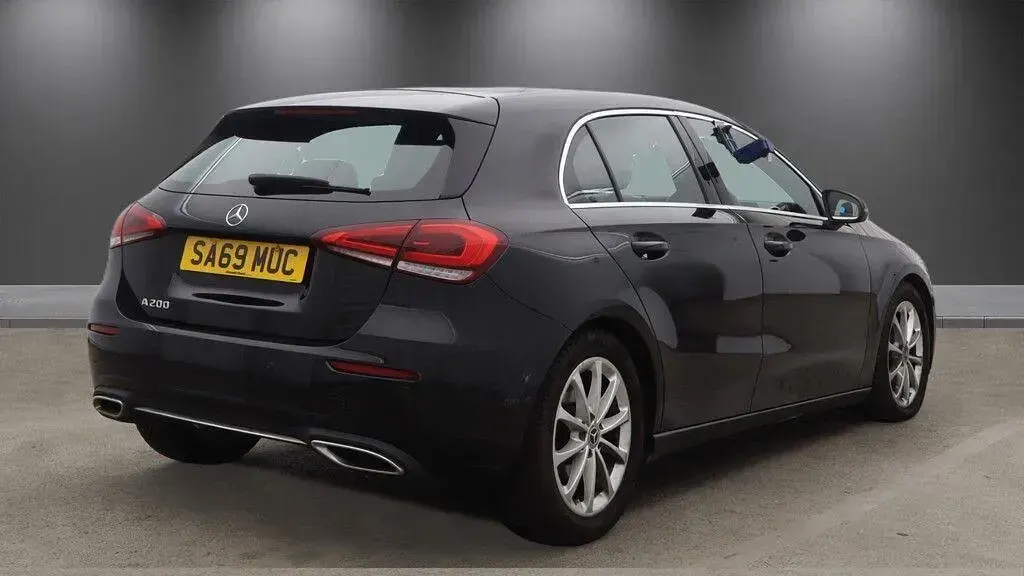 Used Mercedes A200 163 HP (119 kW) 2019 Black Hatchback