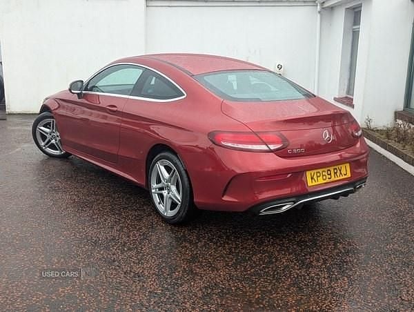 Used Mercedes C300 AMG line 2019 Red Coupe