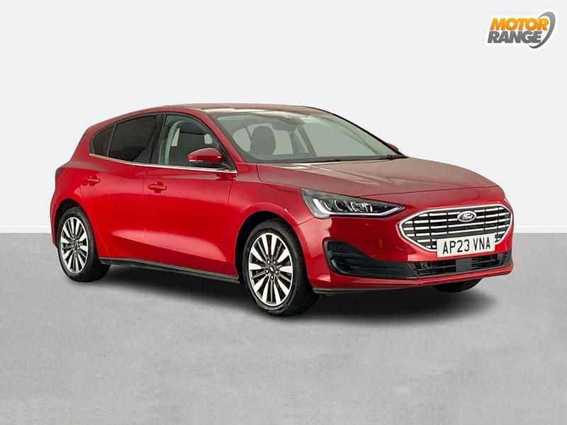 Red Used 2023 Ford Focus Titanium X Hatchback | £15,695 (Fair price) - Image 1/4