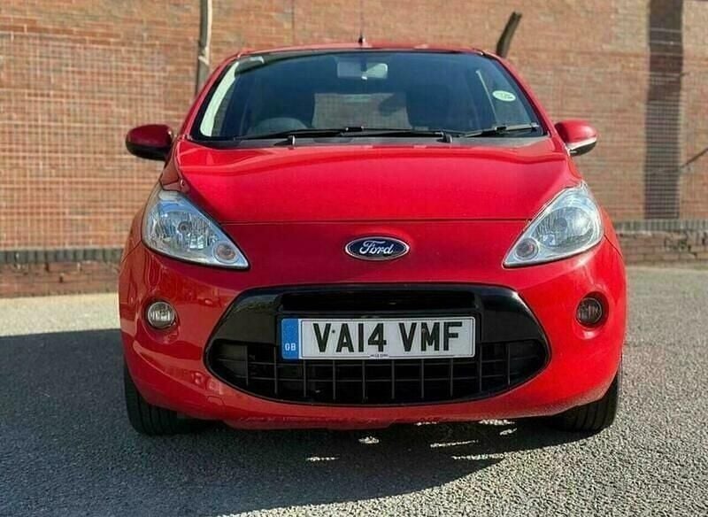 Used Ford Ka Metall 69 HP (50 kW) 2014 Red Hatchback