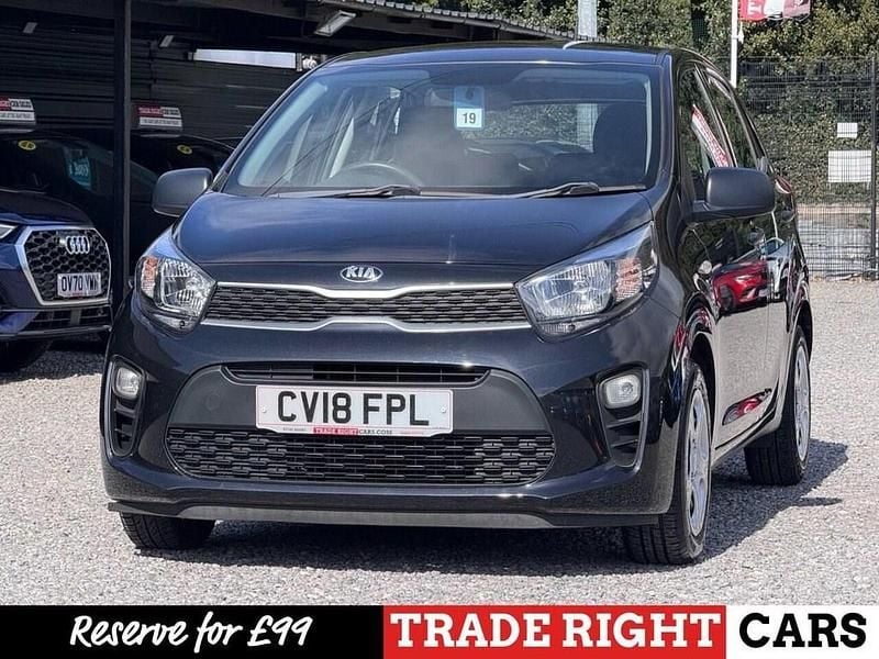Used Kia Picanto 66 HP (48 kW) 2018 Black Hatchback