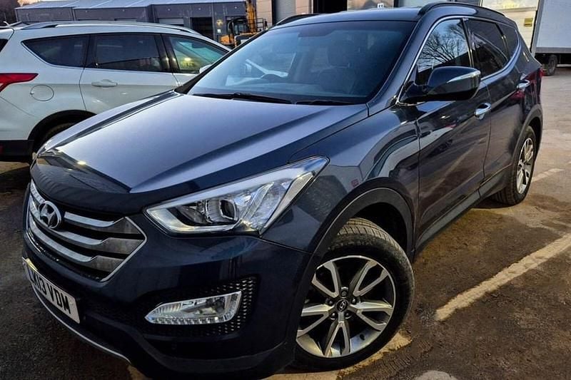 Used Hyundai Santa Fe Premium 194 HP (142 kW) 2013 Blue SUV