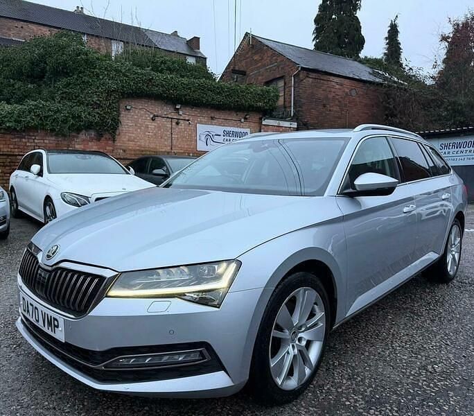 Used Skoda Superb SE L 150 HP (110 kW) 2020 Silver Estate