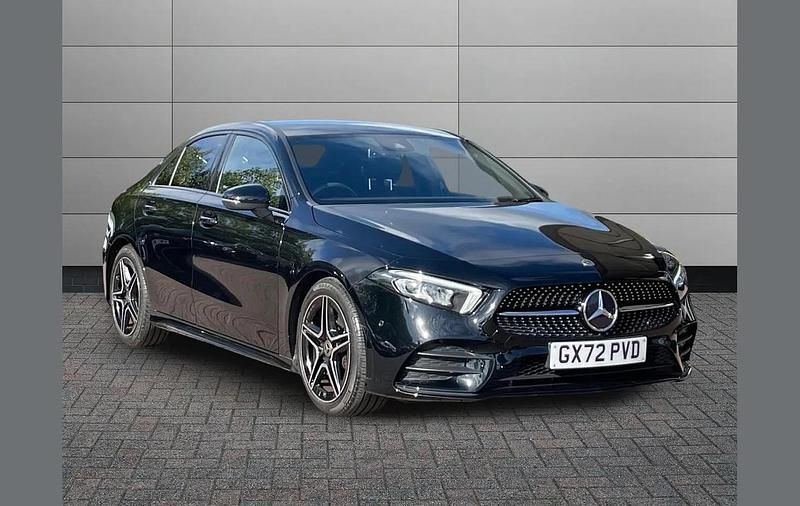 Black Used 2022 Mercedes A180 Executive Sedan | £23,495 (Fair price) - Image 1/4