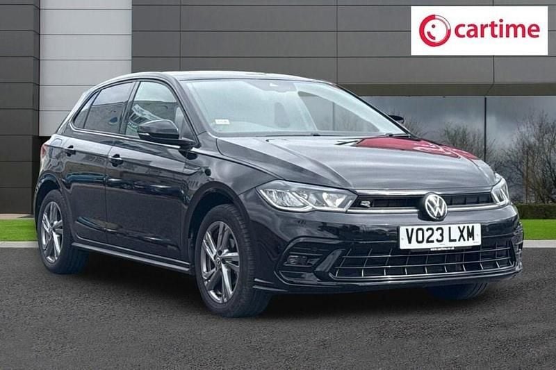 Used VW Polo R-line 95 HP (69 kW) 2023 Black Hatchback