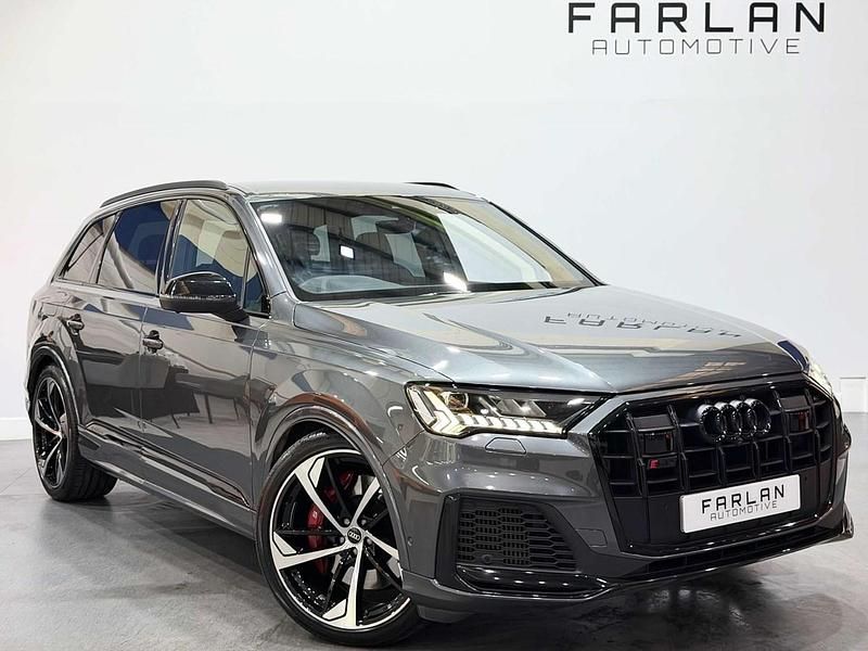 Grey Used 2022 Audi SQ7 Black Edition SUV | £47,950 (Fair price) - Image 1/4