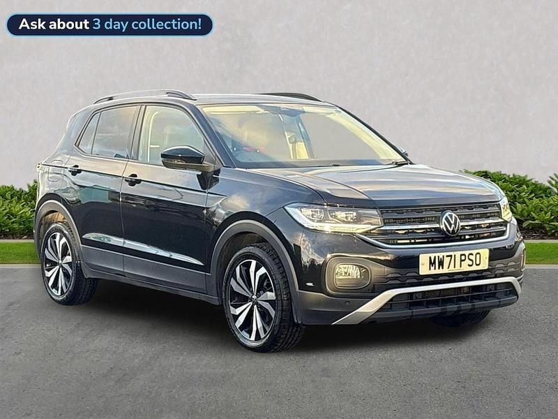 Black Used 2021 VW T-Cross Black Edition SUV | £15,284 (Fair price) - Image 1/2