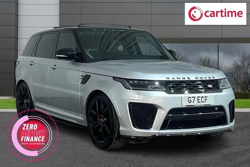 Silver Used 2019 Land Rover Range Rover Sport SVR SUV | £44,990 (Good price) - Image 1/3