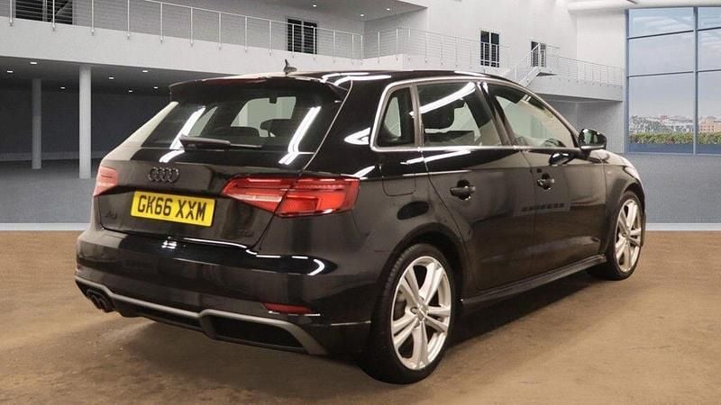 Used Audi A3 Sportback S-Line 2016 Black Hatchback