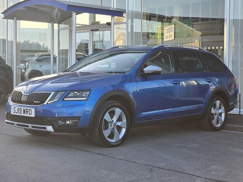 Used Skoda Octavia Scout 4x4 2019 Blue Estate