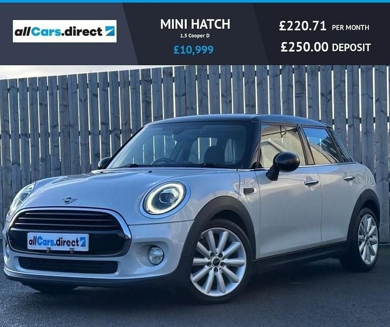 Silver Used 2018 Mini Cooper D Hatch Hatchback | £10,999 (Fair price) - Image 1/4