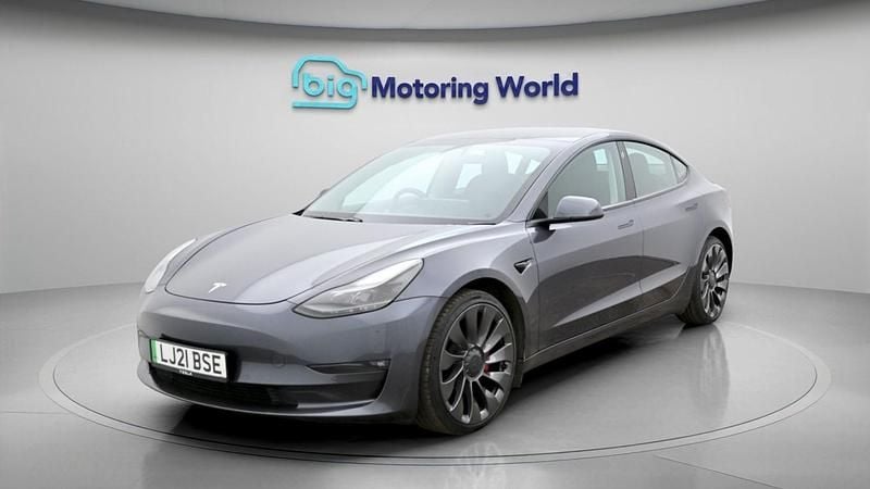 Used Tesla Model 3 Performance 461 kW (627 HP) 2021 Grey Sedan