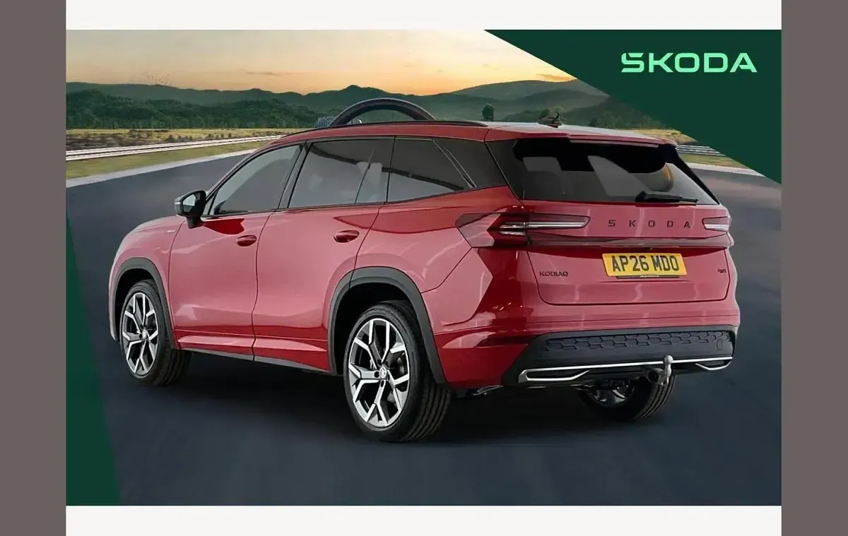 New Skoda Kodiaq SportLine 193 HP (141 kW) 2026 Red SUV