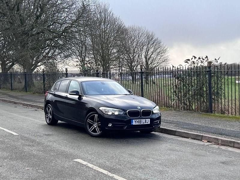 Used BMW 118 Sport Line 136 HP (100 kW) 2018 Black Hatchback