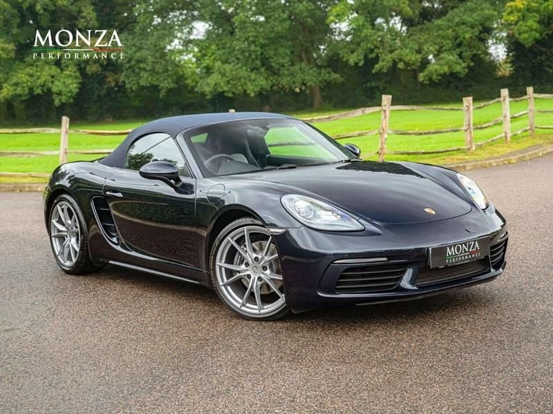 Blue Used 2017 Porsche 718 Boxster Cabriolet | £36,999 (Fair price) - Image 1/3
