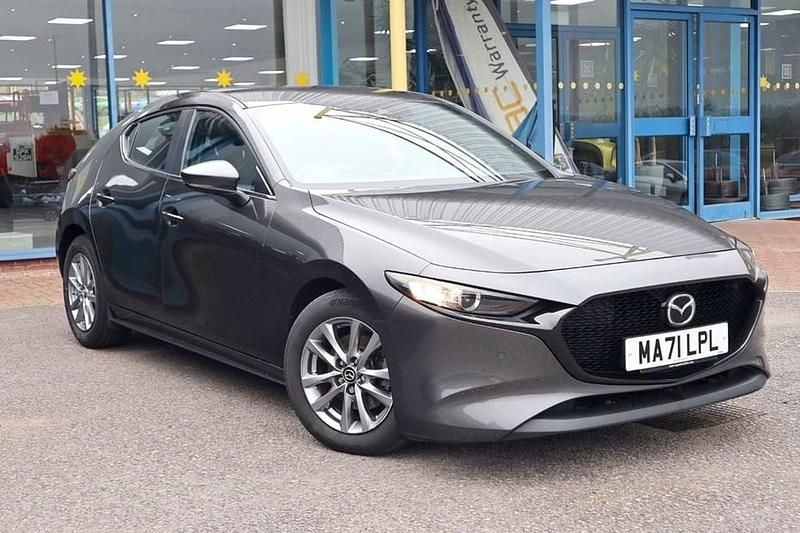 Grey Used 2021 Mazda 3 Hatchback | £14,289 (Good price) - Image 1/1
