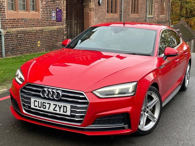 Red Used 2017 Audi A5 S-Line Hatchback | £12,990 (Fair price) - Image 1/4