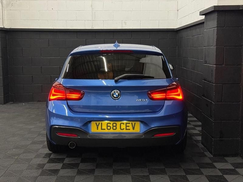 Used BMW 116 M Sport 116 HP (85 kW) 2018 Blue Hatchback