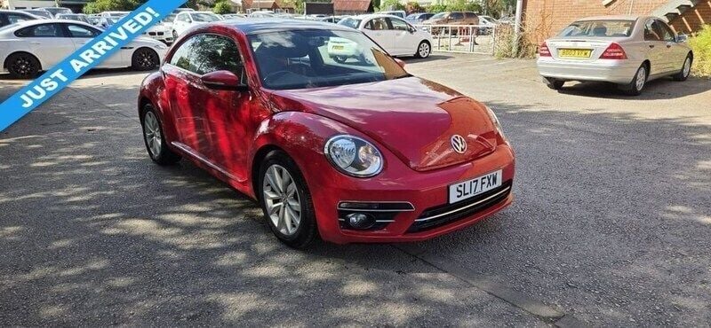 Red Used 2017 VW Beetle Design Hatchback | £6,200 (Fair price) - Image 1/2