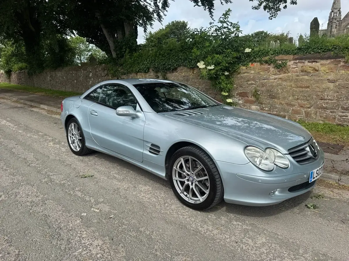 Used Mercedes SL500 2003 Silver Cabriolet