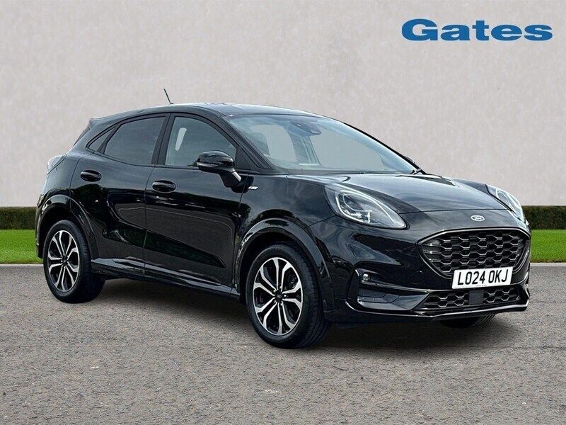 Black Used 2024 Ford Puma ST-Line Hatchback | £18,599 (Fair price) - Image 1/4