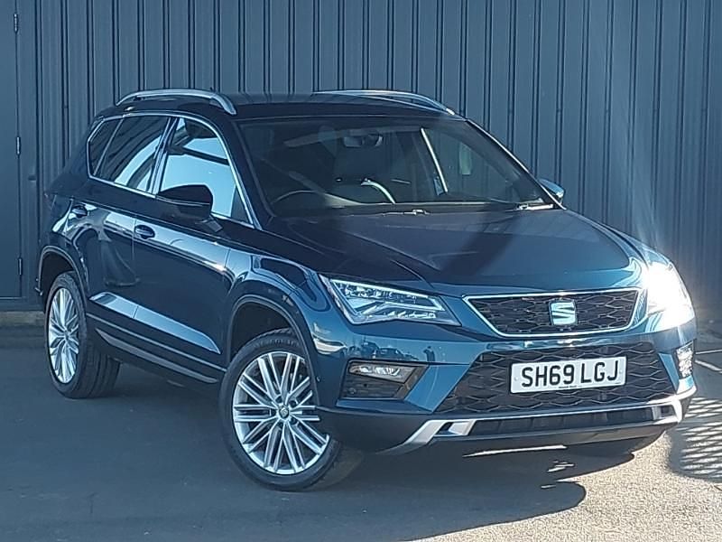 Used Seat Ateca XCELLENCE 150 HP (110 kW) 2019 Blue SUV