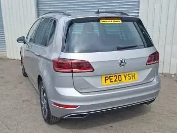 Used VW Golf VII Match 115 HP (84 kW) 2020 Silver Hatchback