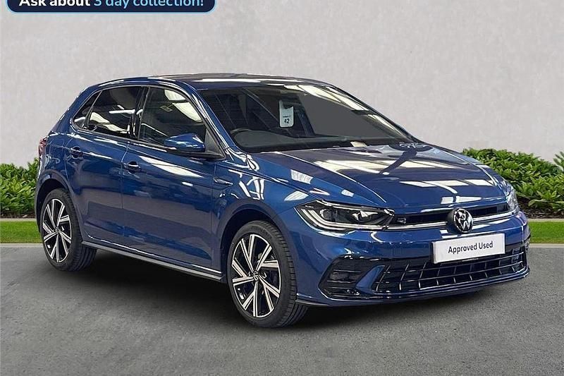 Blue Used 2022 VW Polo R-line Hatchback | £16,999 (Fair price) - Image 1/4
