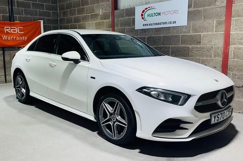 Used Mercedes A250 AMG line 218 HP (160 kW) 2020 White Sedan