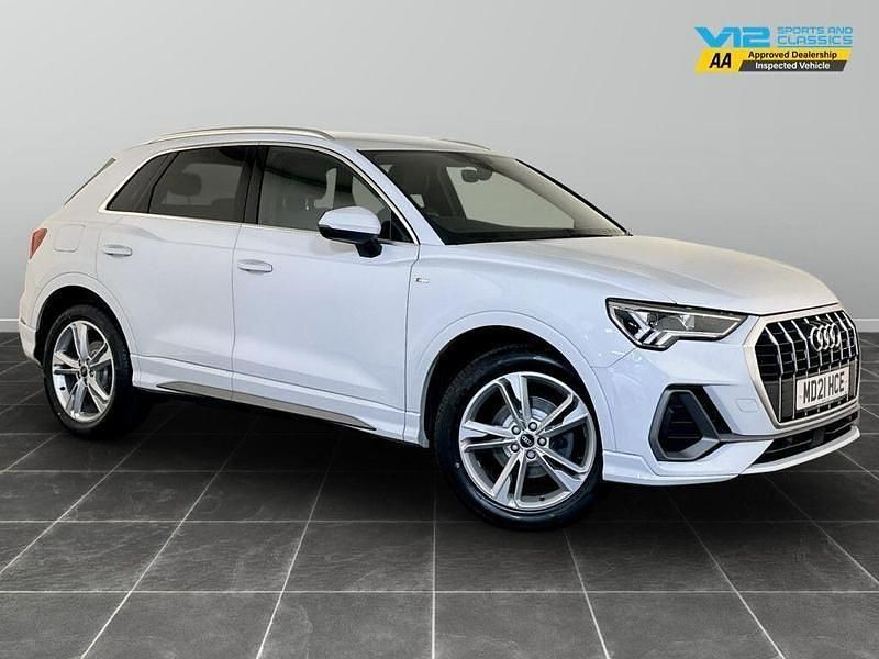 White Used 2021 Audi Q3 S-Line SUV | £20,495 (Good price) - Image 1/2